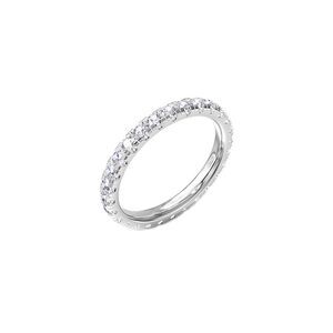 18K Over Silver 1.12 Ct. Tw. Lab-Grown Diamond Ring